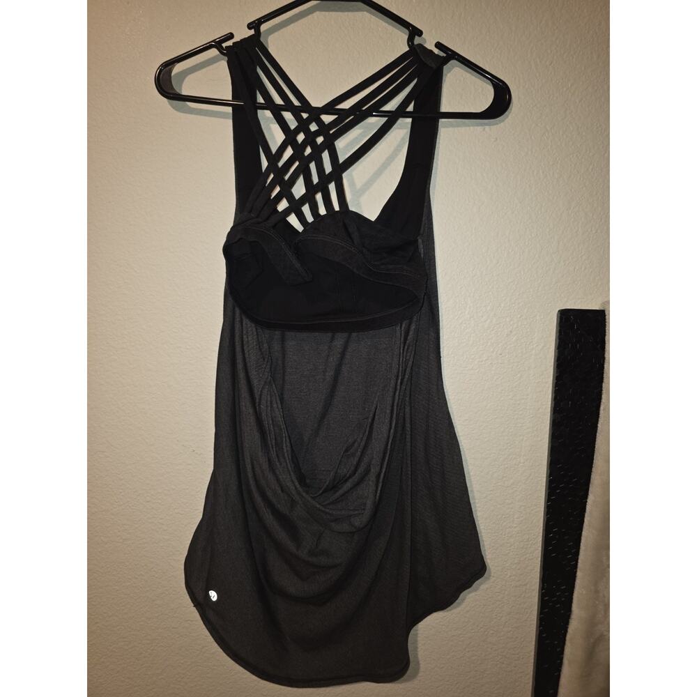 Size 8 Lululemon Women’s Lot of 3 Solid Athleisure Tank Tops Racerback/Strappy - Picture 8 of 8